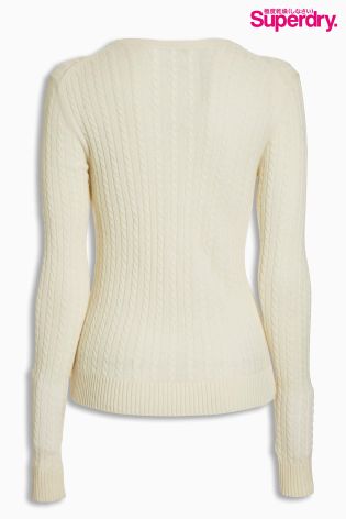 Superdry Luxe Mini Cable Knit